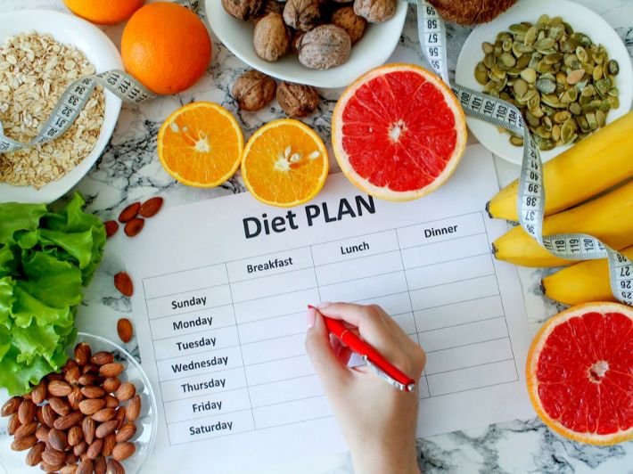 الجدول الغذائي الصحي نظام غذائي متوازن