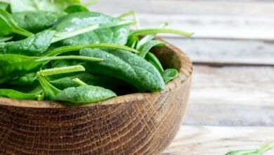 طريقة تخزين السبانخ
