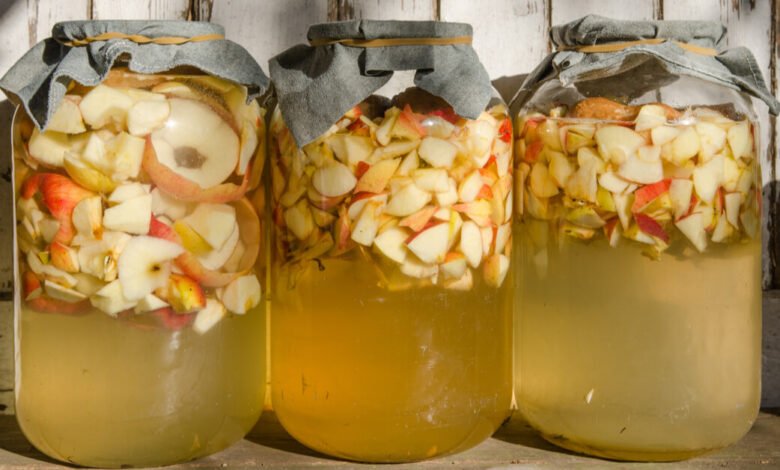 طريقة عمل خل التفاح