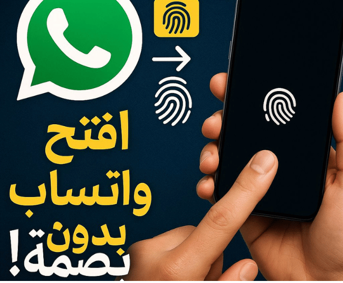 تخطي قفل بصمة الواتساب بأسرع وأسهل طريقة