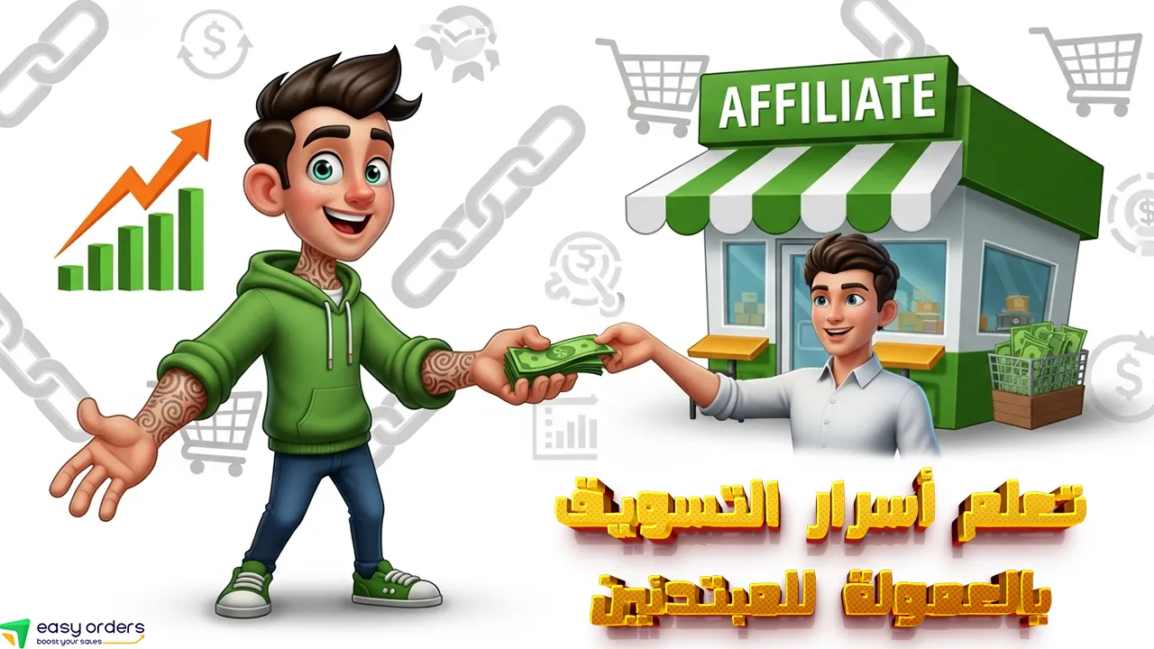 التسويق بالعمولة للمبتدئين: كل ما تحتاج معرفته مع أفضل 7 منصات للربح في 2025