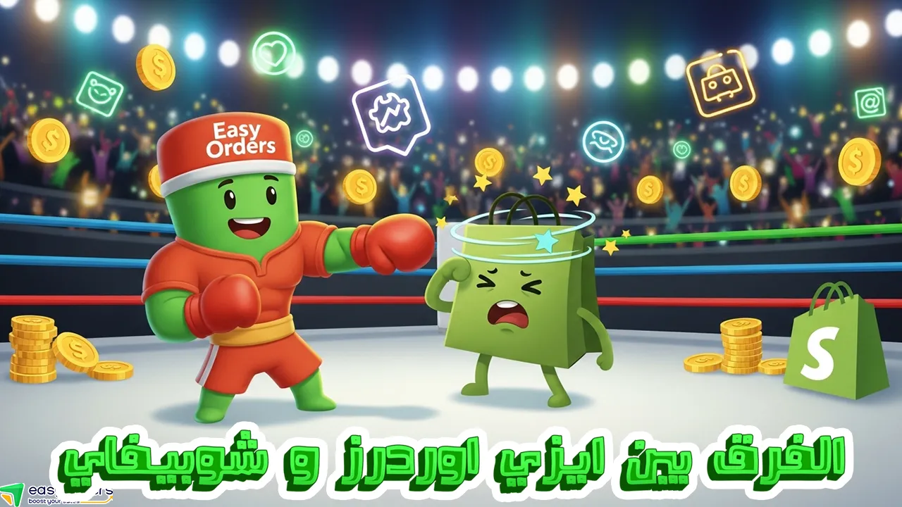 الفرق بين ايزي اوردرز وشوبيفاي: أيهما الأفضل لمتجرك الإلكتروني في 2025؟