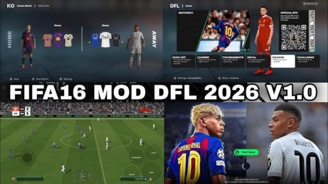 مميزات FIFA 16 MOD 2026 الكاملة مميزات FIFA 16 MOD 2026 الكاملة