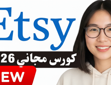 كورس مجاني شامل للربح من Etsy 2026 | من الصفر لأول مبيعة كورس مجاني شامل للربح من Etsy 2026 | من الصفر لأول مبيعة